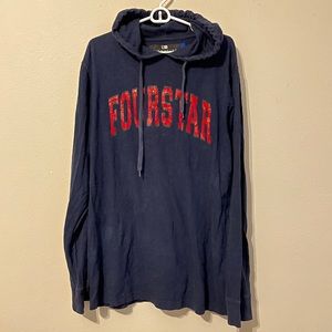 Men’s Navy Pullover Hoodie Sweatshirt